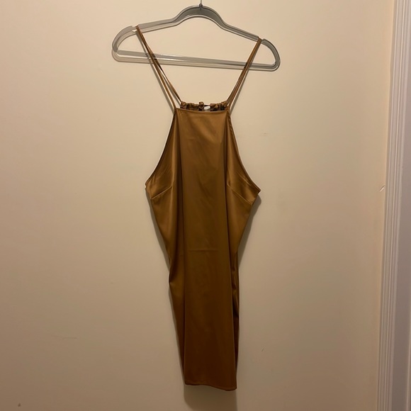 Forever 21 gold dress size M - Picture 2 of 10